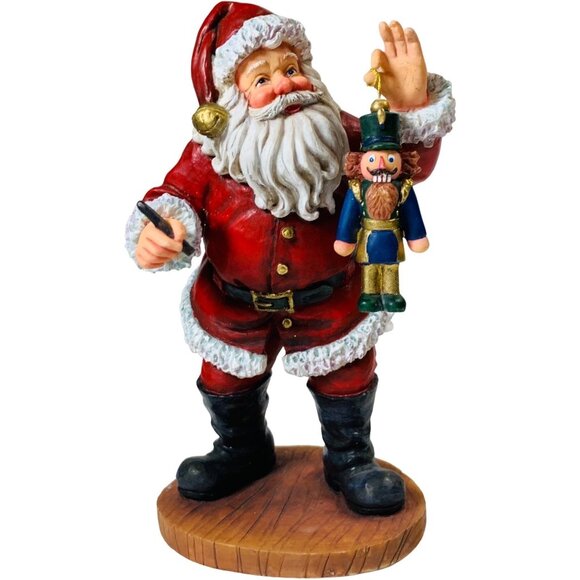 Vintage Christmas Santas Magic Holiday Mantel Display Yule Tide Joy Decor 86771 - Picture 2 of 13